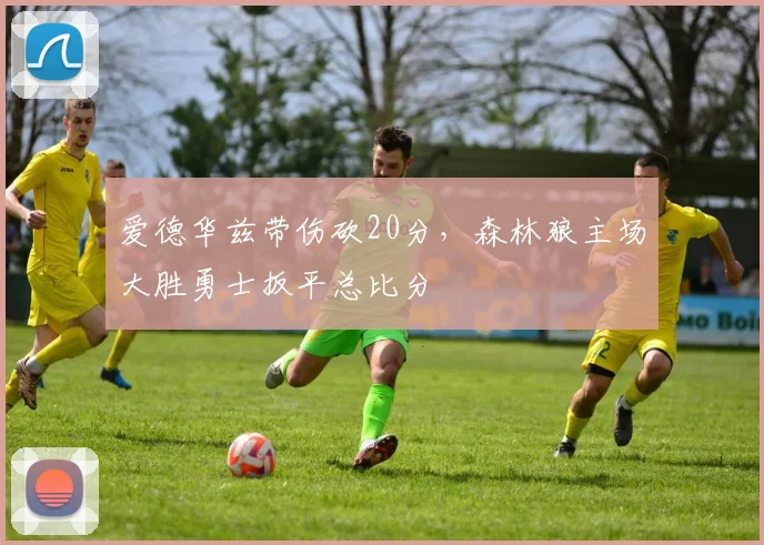 爱德华兹带伤砍20分，森林狼主场大胜勇士扳平总比分
