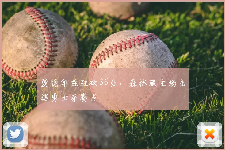 爱德华兹狂砍36分，森林狼主场击退勇士夺赛点
